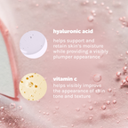 Miffy Sweet Wonder Shower Gel — pink gel texture with hyaluronic acid and vitamin C information