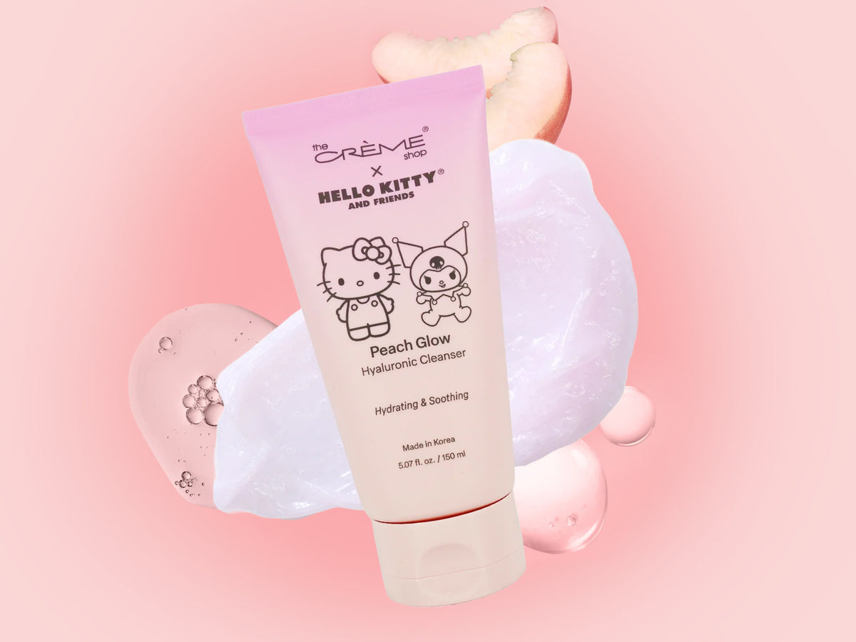 Hello Kitty & Friends Peach Glow Hyaluronic Foaming Cleanser product image