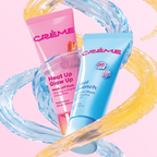 Cool Quench Leave On Mask — paired with the pink Heat Up, Glow Up mask