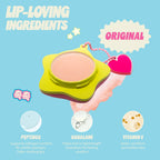 Plush Pout Lip Butter — Original — Original lip butter with peptide, squalane and vitamin E ingredient graphic
