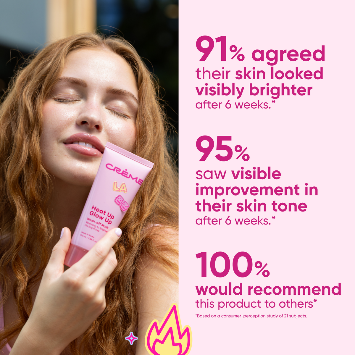 Heat Up, Glow Up Wash Off Mask