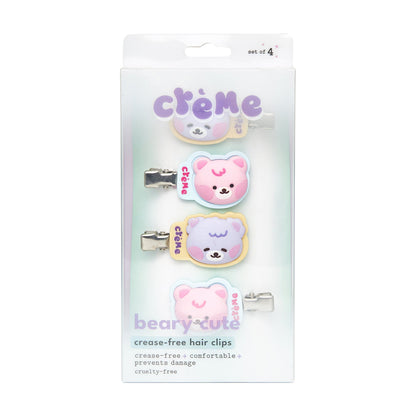 Boba Bears Beary Cute Hair Clips - (Set of 4) Hair Clips The Crème Shop 