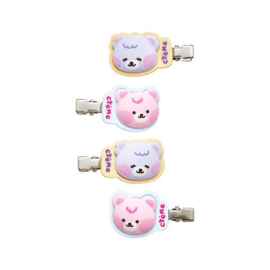 Boba Bears Beary Cute Hair Clips - (Set of 4) Hair Clips The Crème Shop 