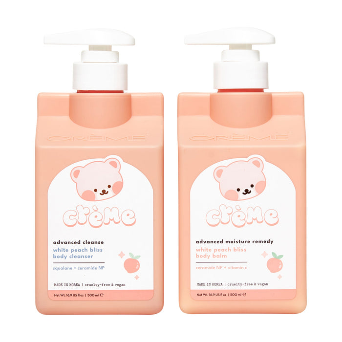 Beary Merry Silky Skin Set - Body Cleanser and Body Balm Body Scrubs The Crème Shop 
