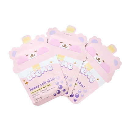 Boba Bears Beary Soft Skin! Sheet Mask (Smoothing + Hydrating) Sheet Mask The Crème Shop 