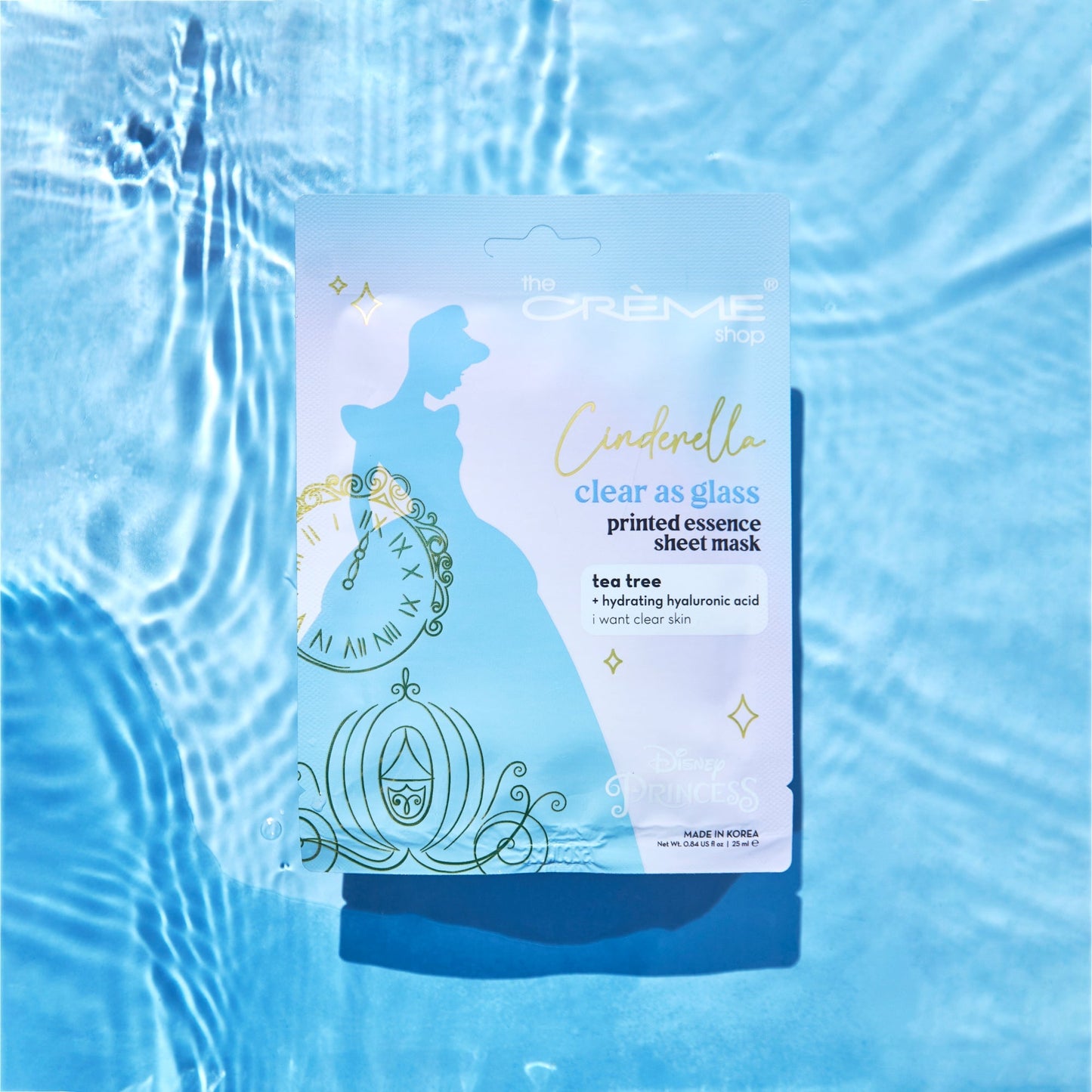 The Crème Shop x Disney - Cinderella Clear As Glass Printed Essence Sheet Mask Sheet Mask The Crème Shop x Disney 