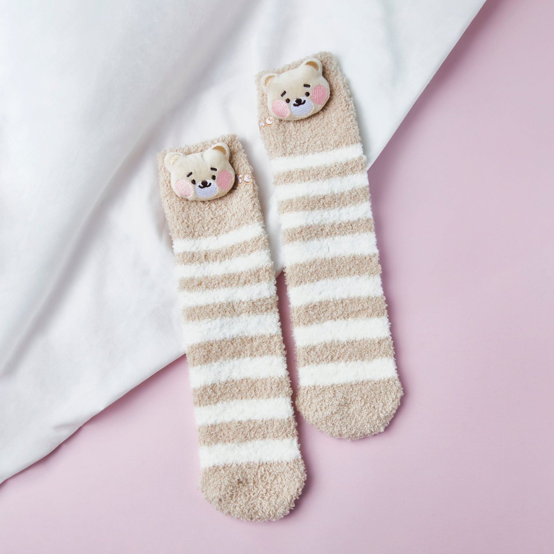 Beary Merry Infused Cozy Socks Socks The Crème Shop 