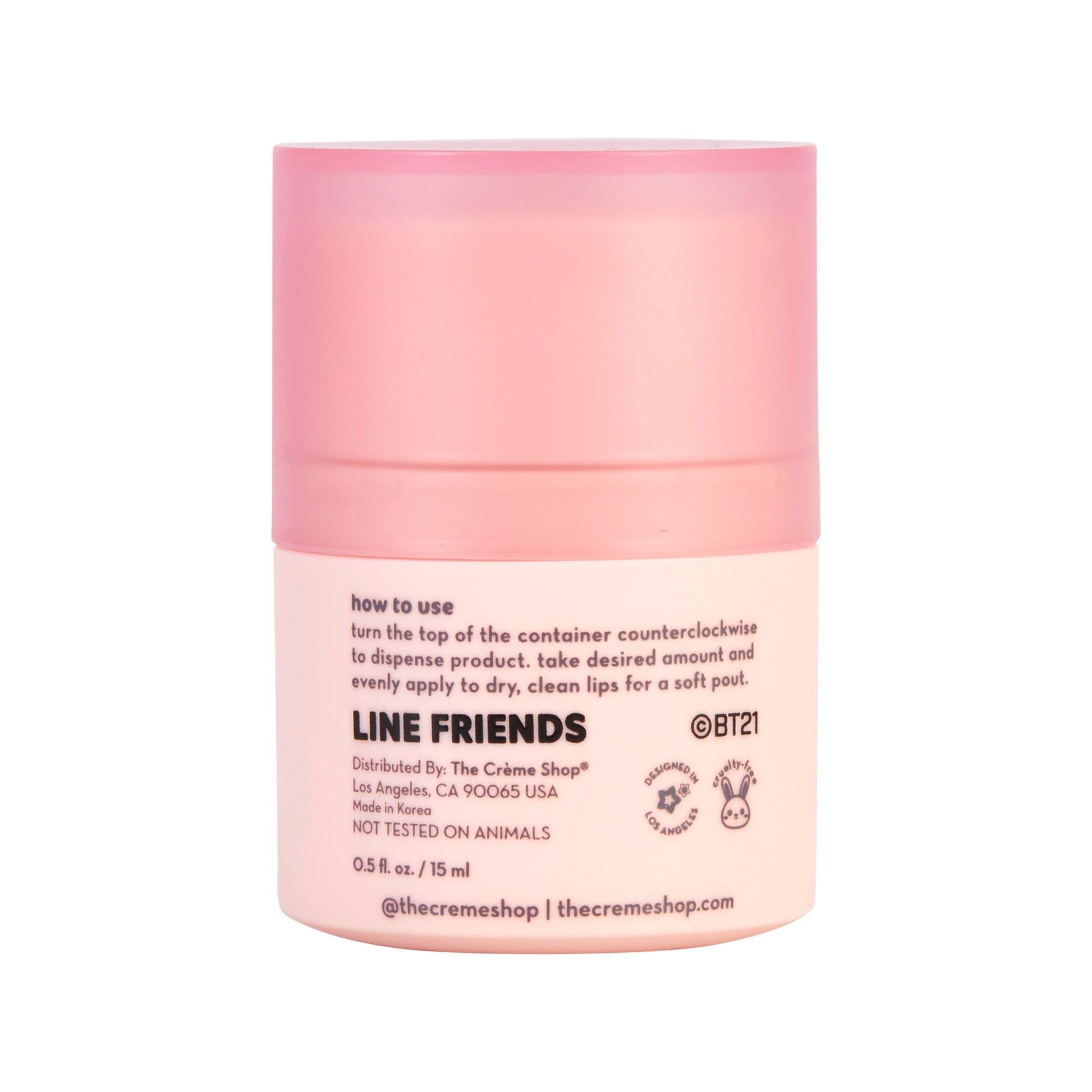 Plumping Lipcerin Lip Moisturizer The Crème Shop x BT21 Minini 