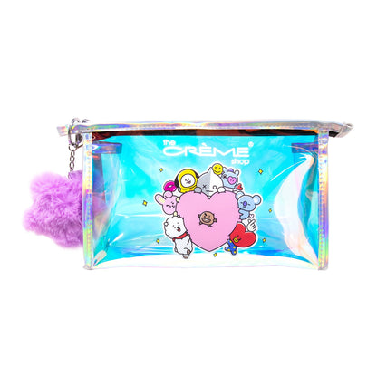 The Crème Shop | BT21: Holographic Travel Pouch Makeup Pouch The Crème Shop x BT21 