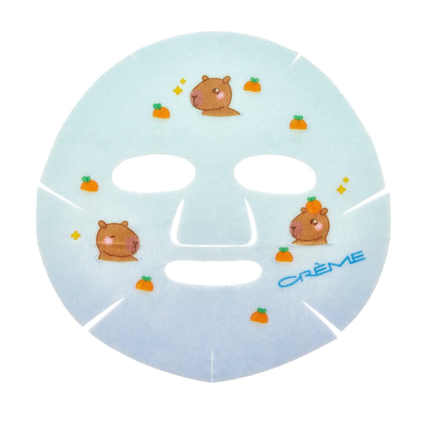 Be Happy, Skin! Animated Capybara Face Mask Sheet Mask The Crème Shop 