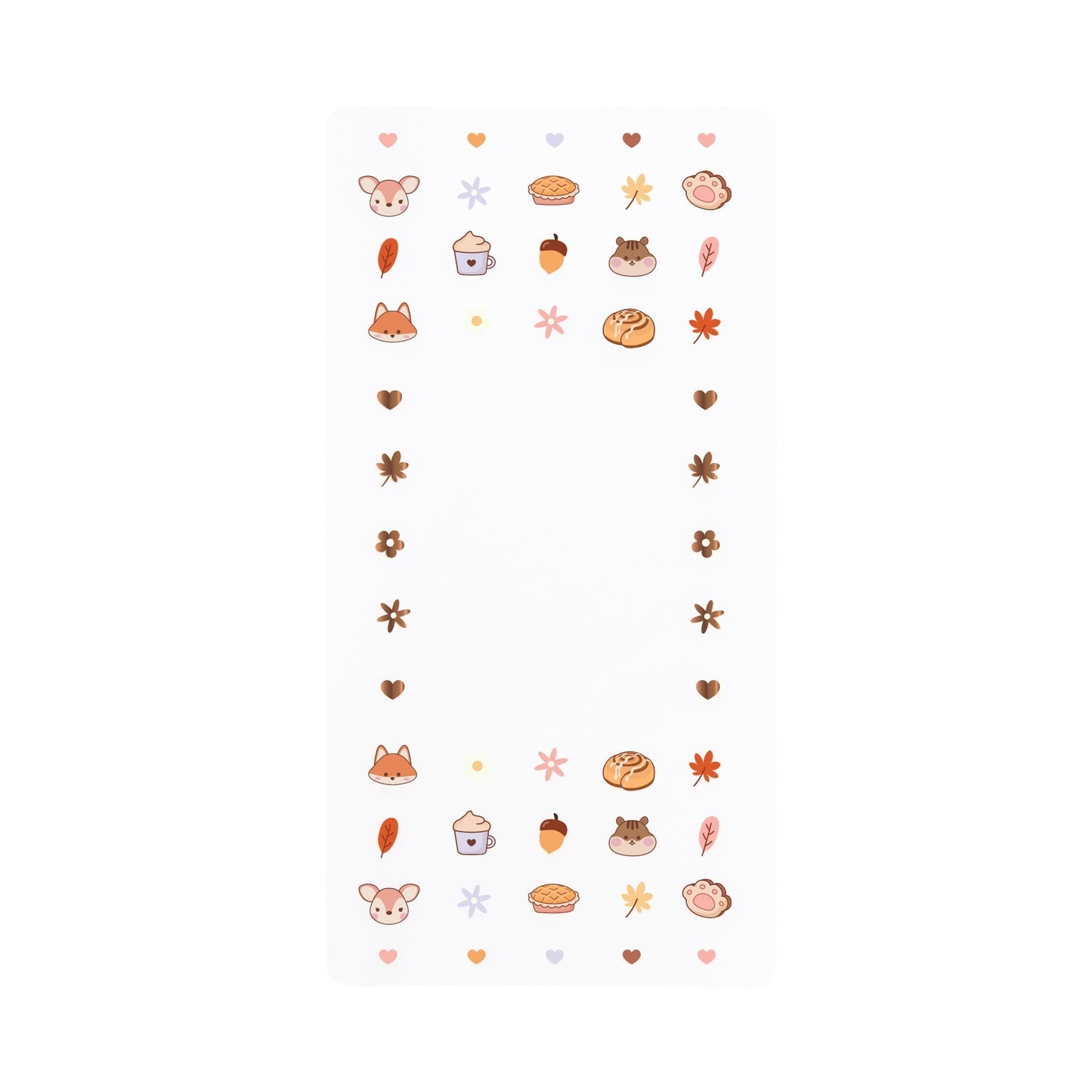 Cozy Treats! 50 Nail Decals + Clear Polish Nail Decals The Crème Shop 