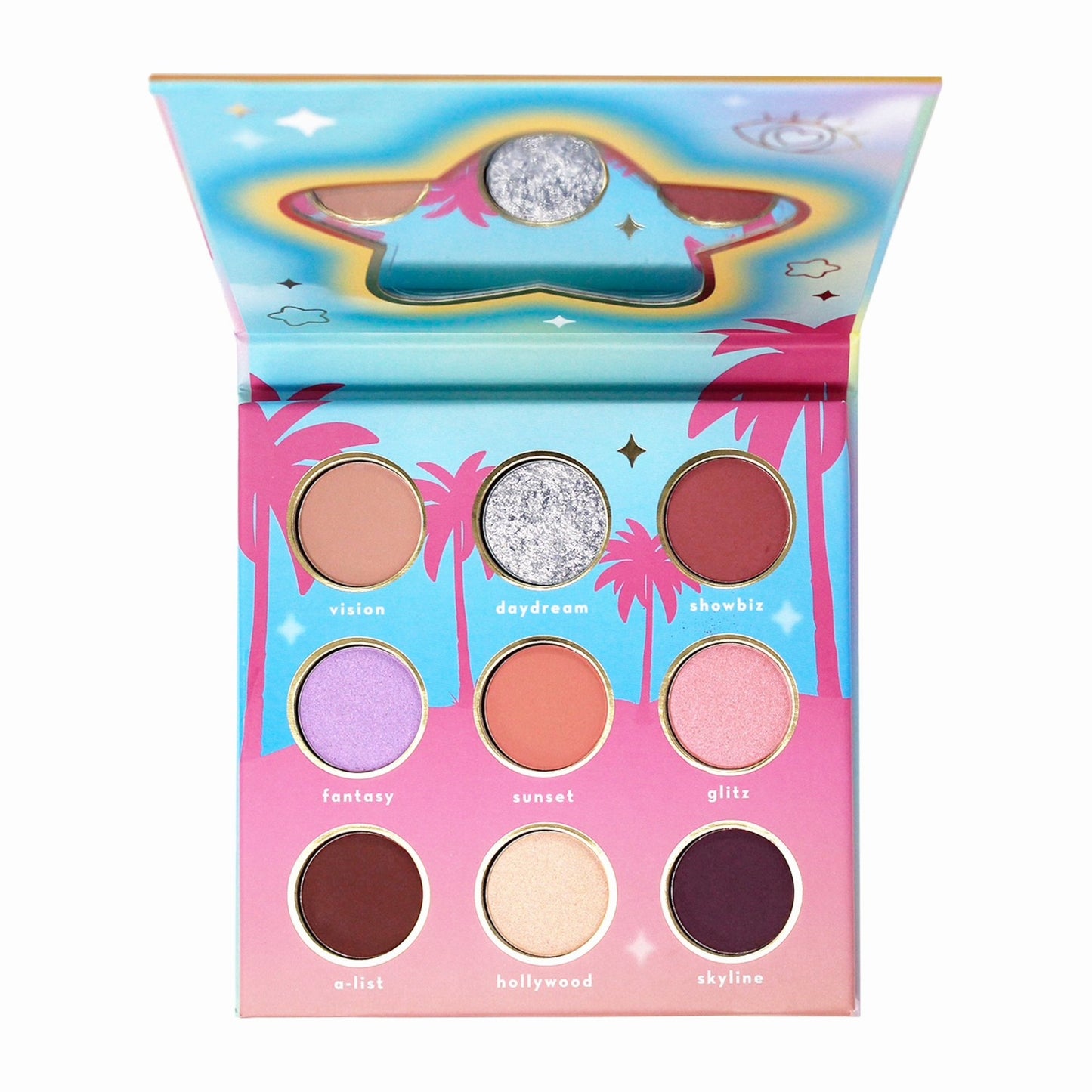 The Crème Shop x Onch® x Hollywood® Dream City 9 Color Eyeshadow Palette Eyeshadow Palette The Crème Shop x Onch® x Hollywood® 