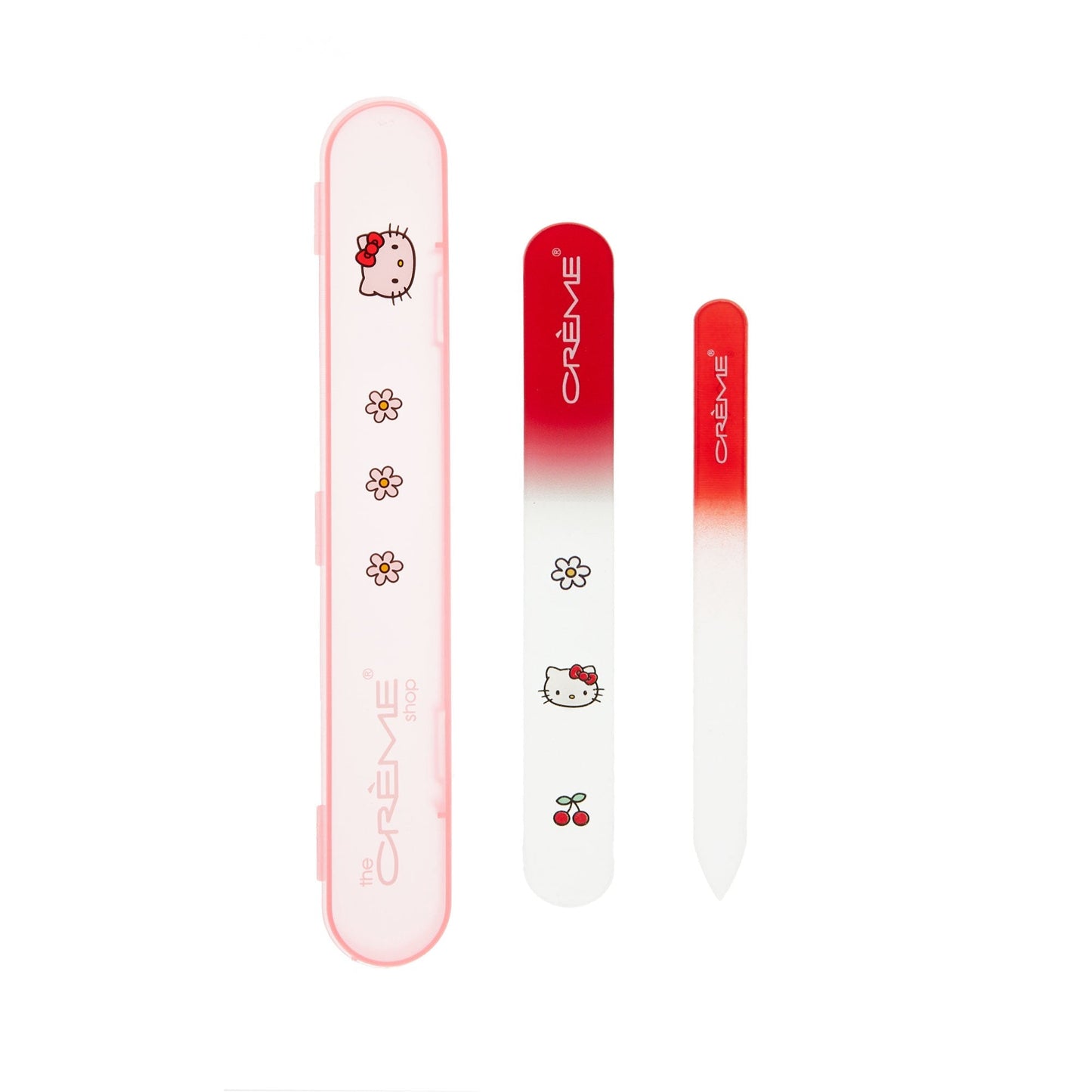 The Crème Shop x Hello Kitty Premium Glass Nail File Set (Red) Nail The Crème Shop x Sanrio 