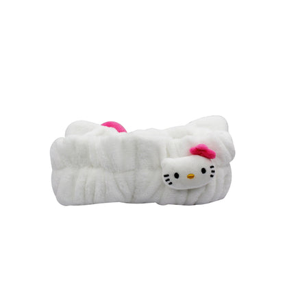 The Crème Shop x Hello Kitty(Purple) Plush Headyband™ w/Signature Bow - Perfect Pink Headbands The Crème Shop x Sanrio 