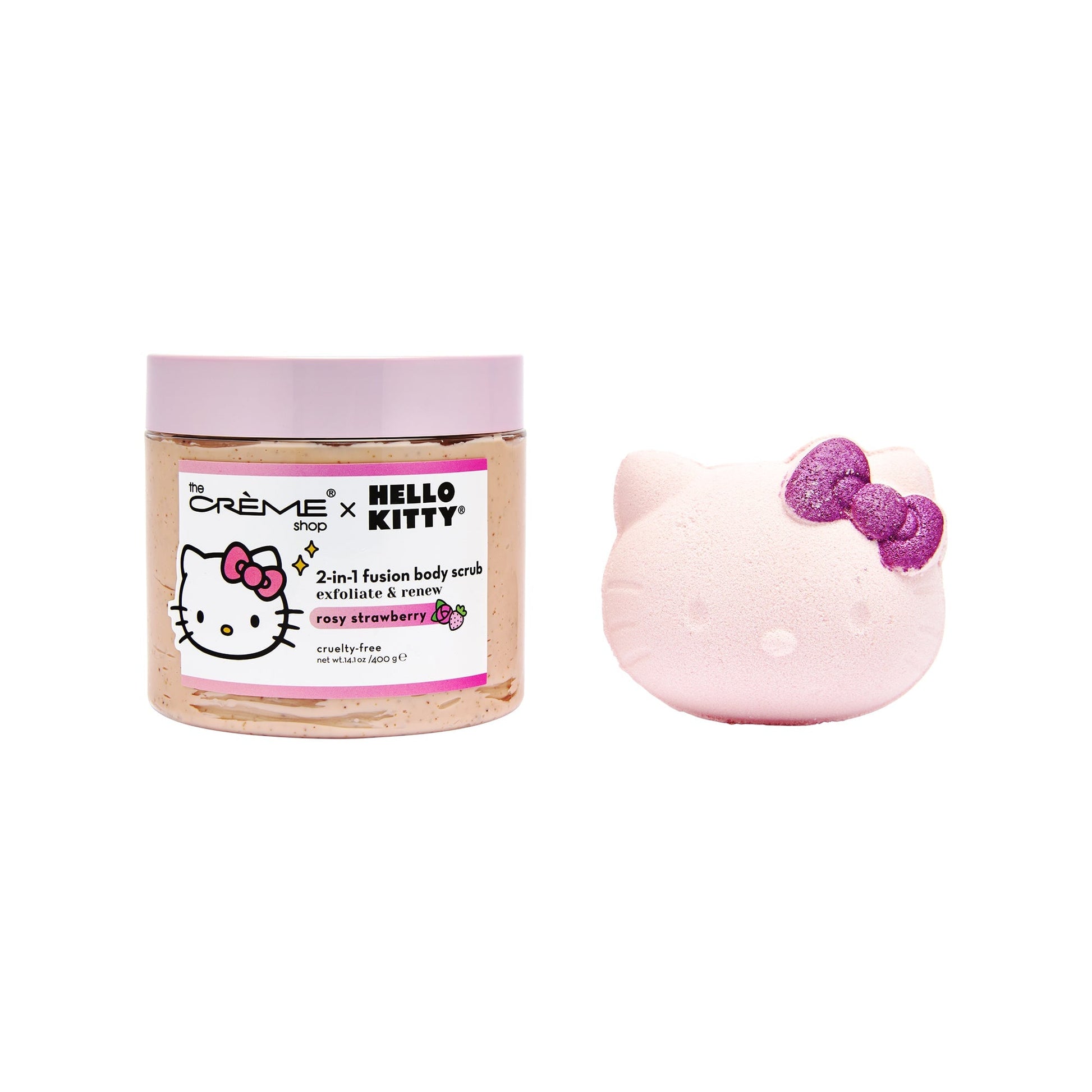 The Crème Shop x Hello Kitty Silky Spa Set – Rosy Strawberry Spa Set The Crème Shop x Sanrio 