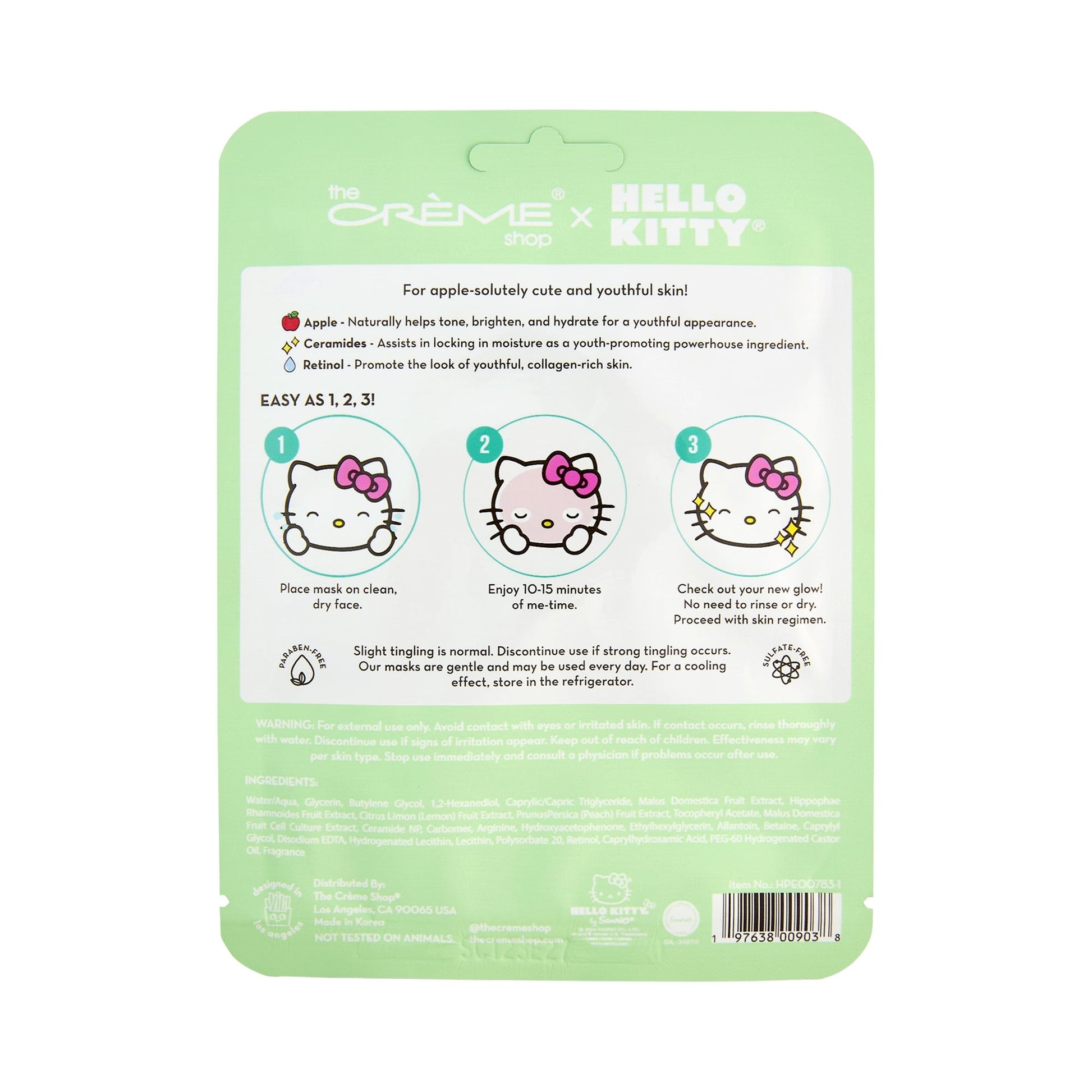 Hello Kitty Apple-Y Ever After Essence Sheet Mask Sheet masks The Crème Shop x Sanrio 