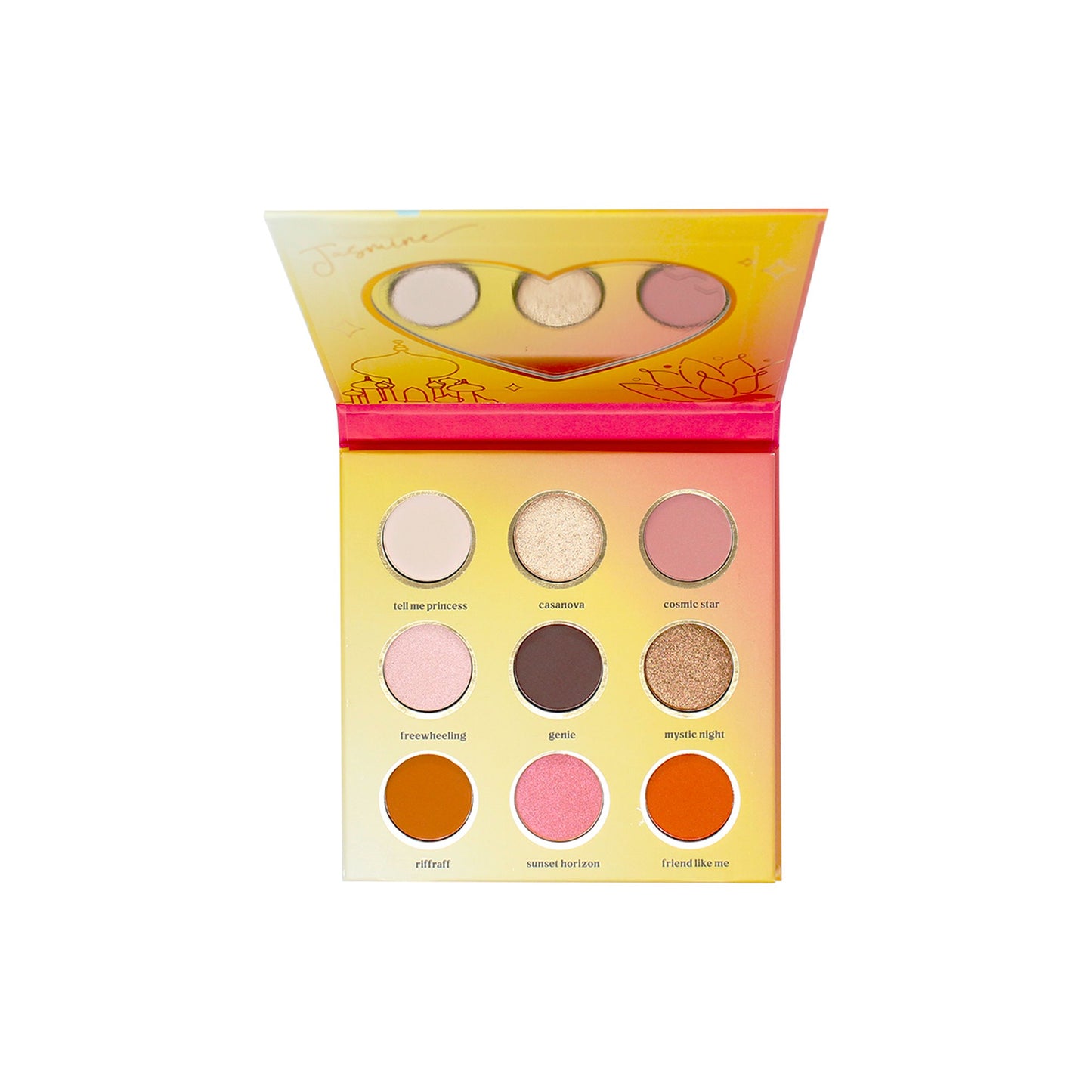 The Crème Shop x Disney Princesses - 9 Color Eyeshadow Palette Eyeshadow Palette The Crème Shop x Disney 