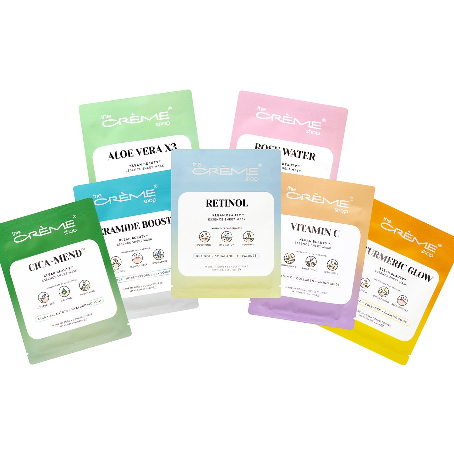 Klean Beauty Sheet Masks Bundles The Crème Shop 