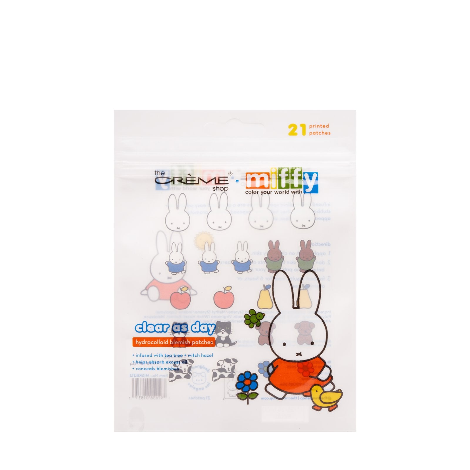 Miffy Clear As Day! Blemish Patches Patches The Crème Shop x Miffy 