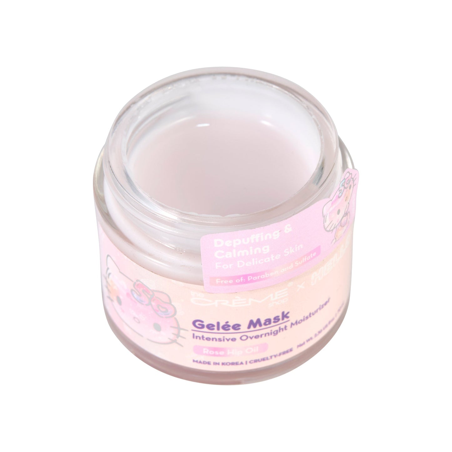 Hello Kitty 50 Intensive Overnight Moisture Gelee Mask Gel Mask The Crème Shop x Sanrio 