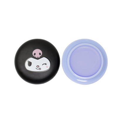 Kuromi Macaron Lip Balm - Blueberry Smoothie Flavored Lip Balms The Crème Shop x Sanrio 