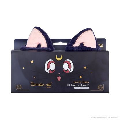 Lovely Luna 3D Teddy Headyband™ Headbands The Crème Shop x Pretty Guardian Sailor Moon 