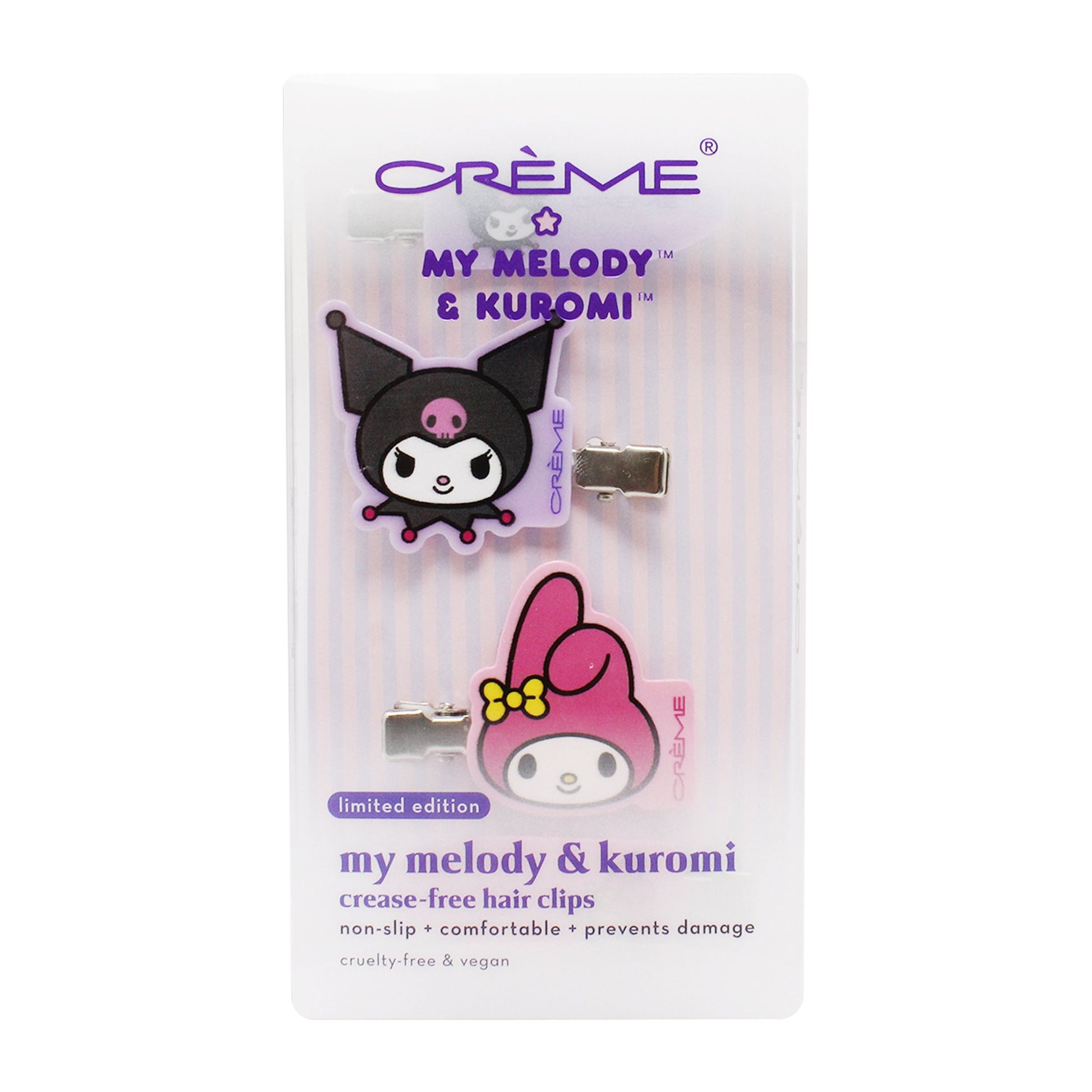 My Melody & Kuromi Hair Clips Hair Clips The Crème Shop x Sanrio 