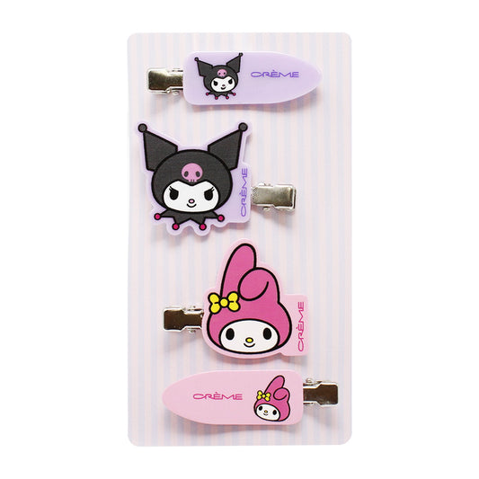 My Melody & Kuromi Hair Clips Hair Clips The Crème Shop x Sanrio 