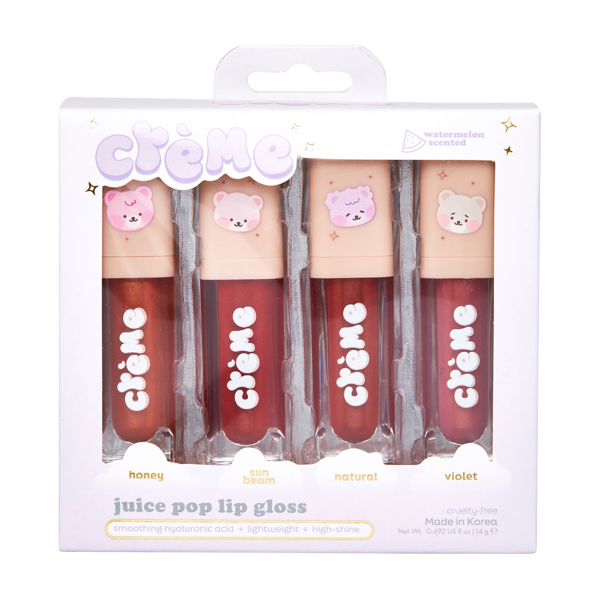 Beary Merry Lip Gloss (Set of 4) Lip Gloss The Crème Shop 