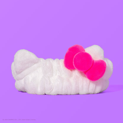 The Crème Shop x Hello Kitty(Purple) Plush Headyband™ w/Signature Bow - Perfect Pink Headbands The Crème Shop x Sanrio 