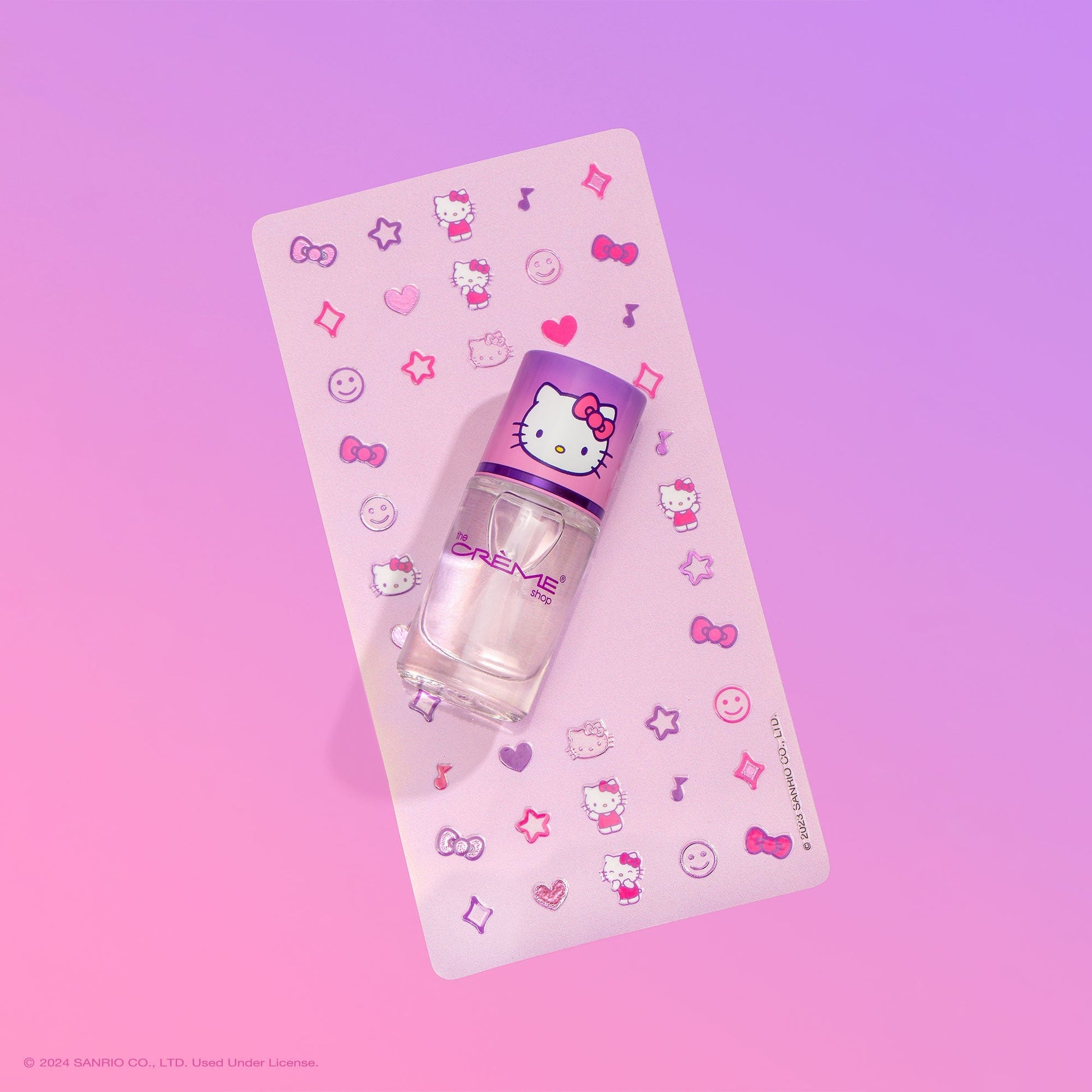 The Crème Shop x Hello Kitty(Purple) 50 Nail Decals + Clear Polish Nail Decals The Crème Shop x Sanrio 