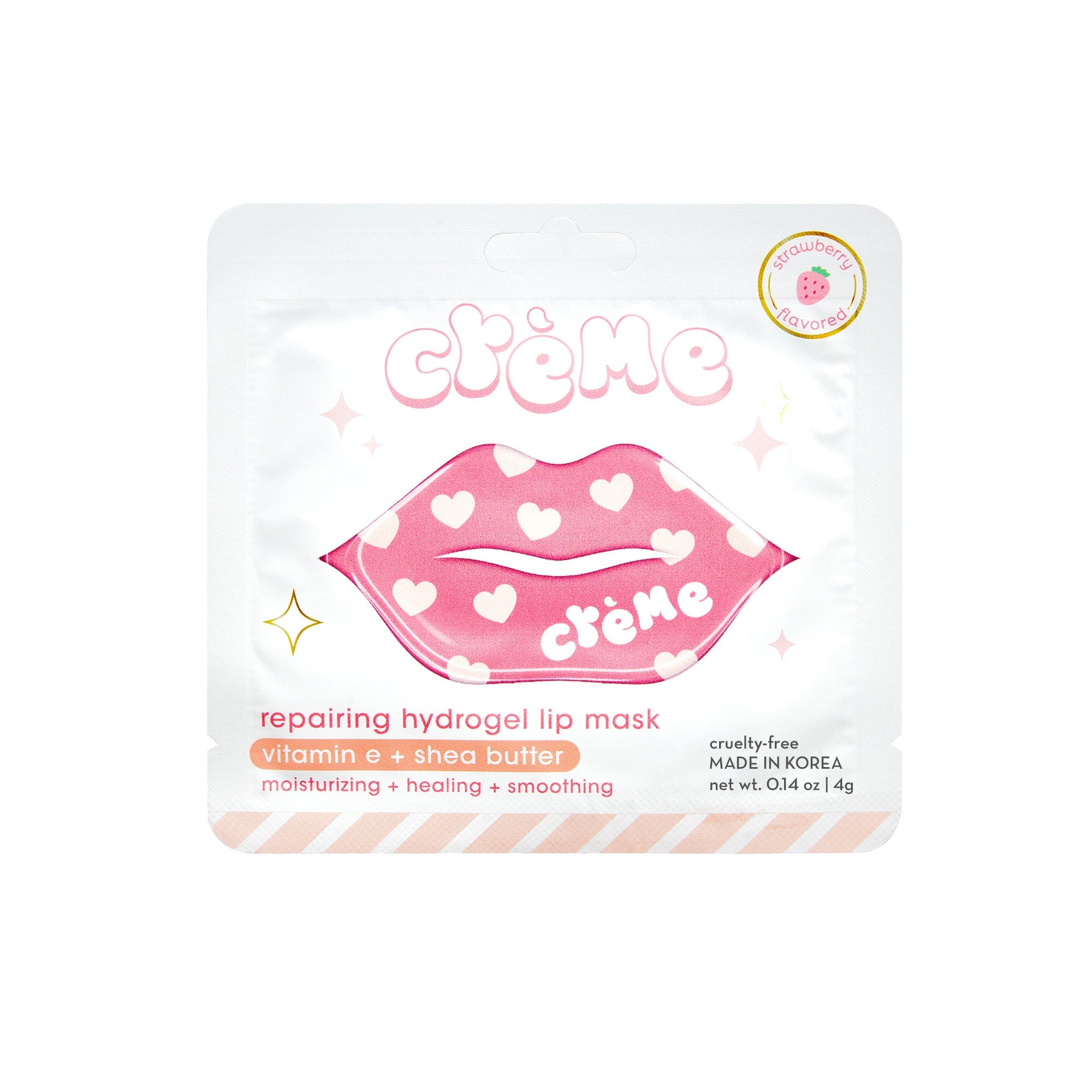 Beary Merry Hydrogel Lip Mask - Vitamin E & Shea Butter Lip Patches The Crème Shop 