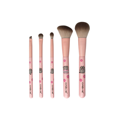 Pusheen Pretty Finish Makeup Brush Set Brush Sets The Crème Shop x Pusheen 