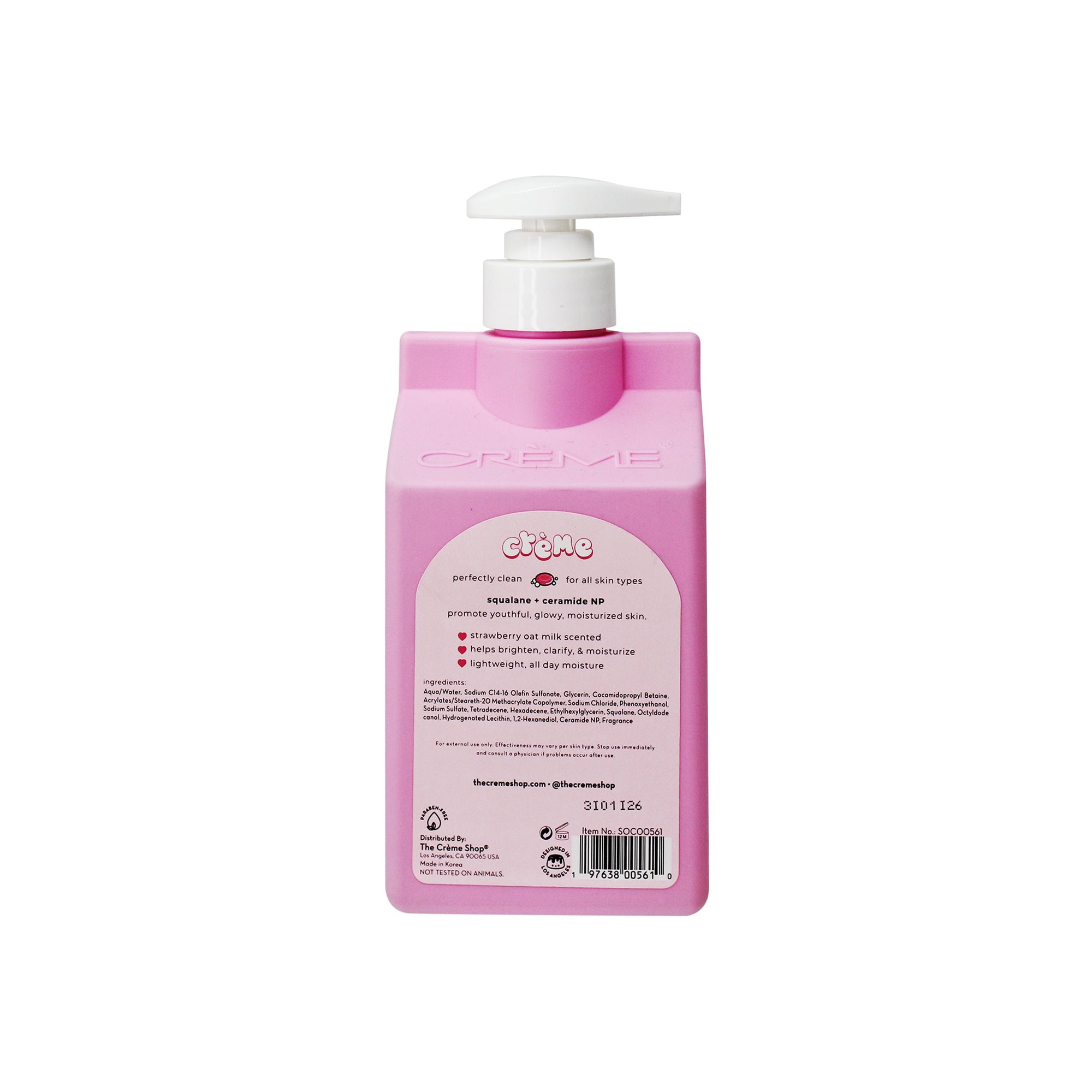 Advanced Cleanse Body Cleanser - Strawberry Oat Milk Body Scrub The Crème Shop 