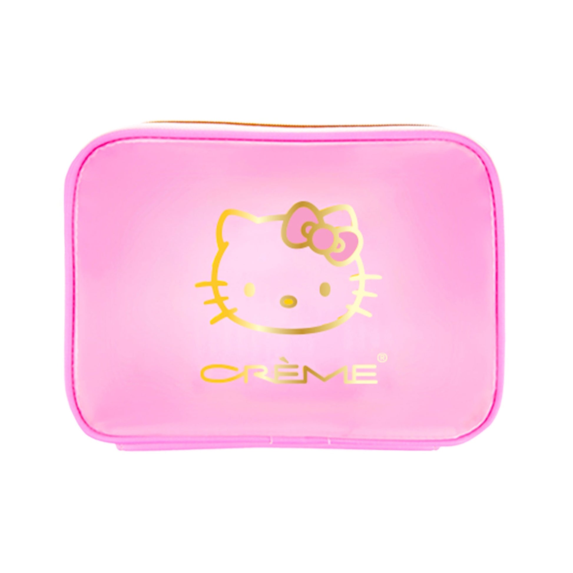 Hello Kitty Perfect Pink Travel Case Makeup Pouch The Crème Shop x Sanrio 