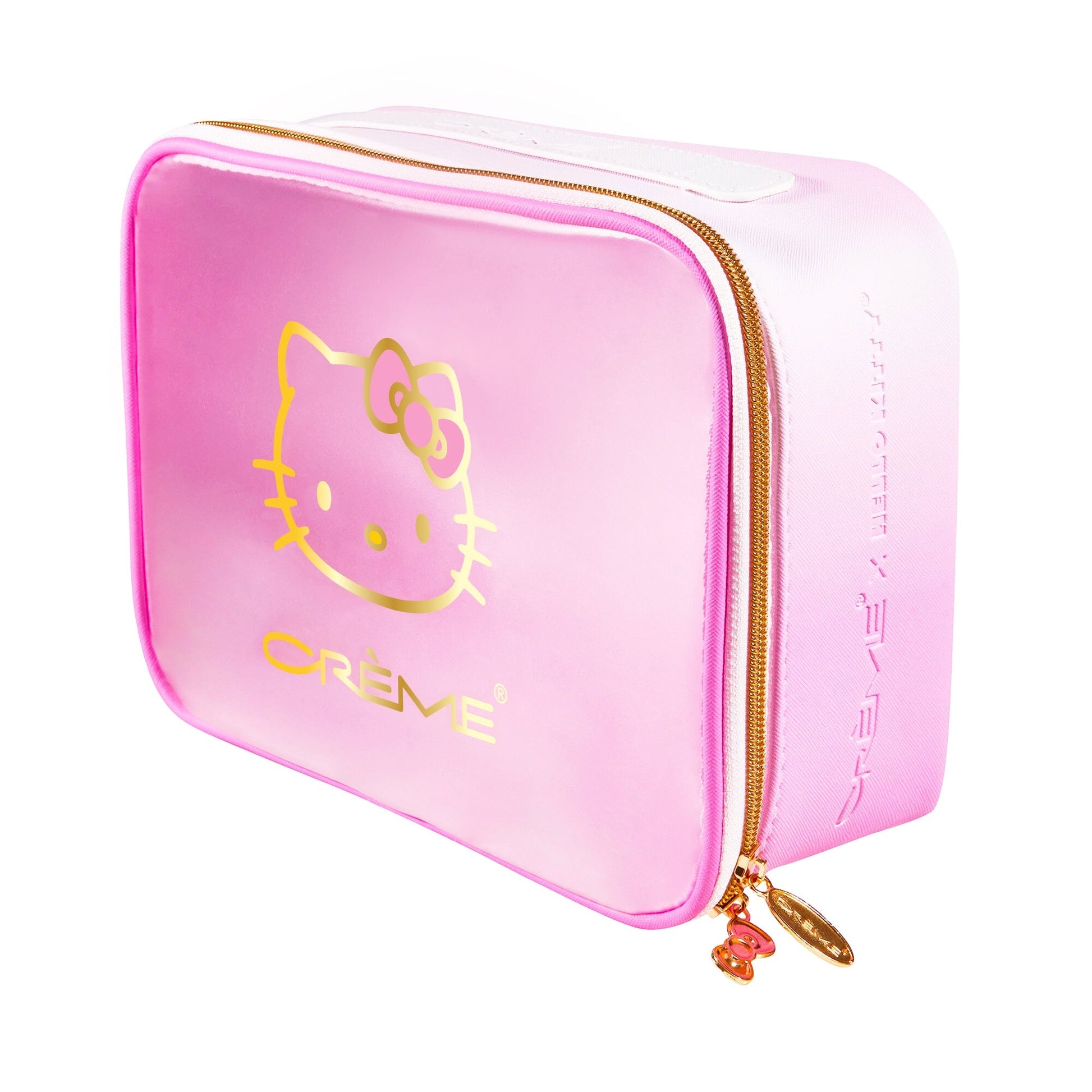 Hello Kitty Perfect Pink Travel Case Makeup Pouch The Crème Shop x Sanrio 