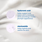 Miffy Flower Garden Body Lotion — white lotion texture with hyaluronic acid and niacinamide information