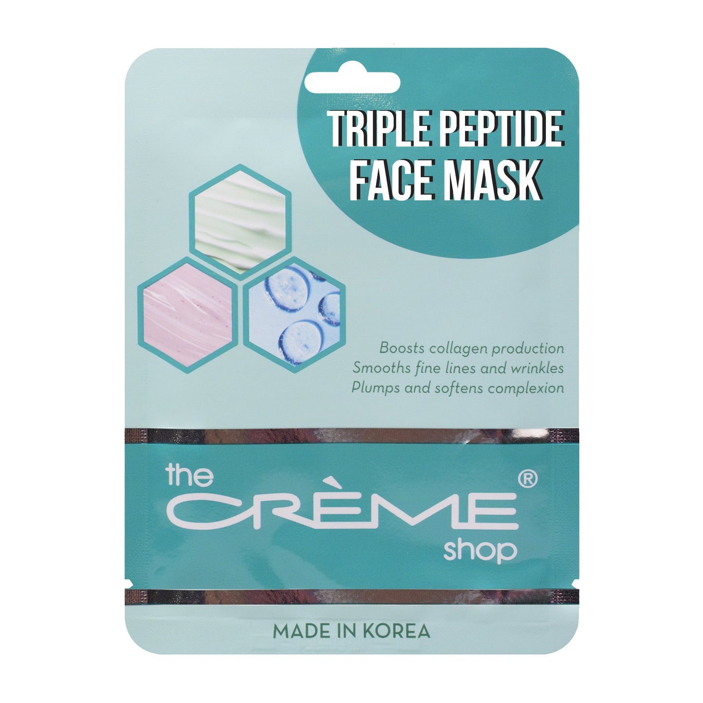 Triple Peptide Face Mask Sheet masks The Crème Shop 