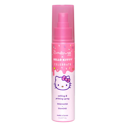 Hello Kitty Celebrate Setting & Priming Spray - Rose Water + Diamond - The Crème Shop