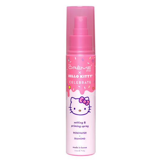 Hello Kitty Celebrate Setting & Priming Spray - Rose Water + Diamond - The Crème Shop