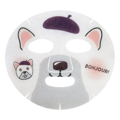 Plump Up, Skin! Animated French Bulldog Mask - Rejuvenating Collagen - The Crème Shop