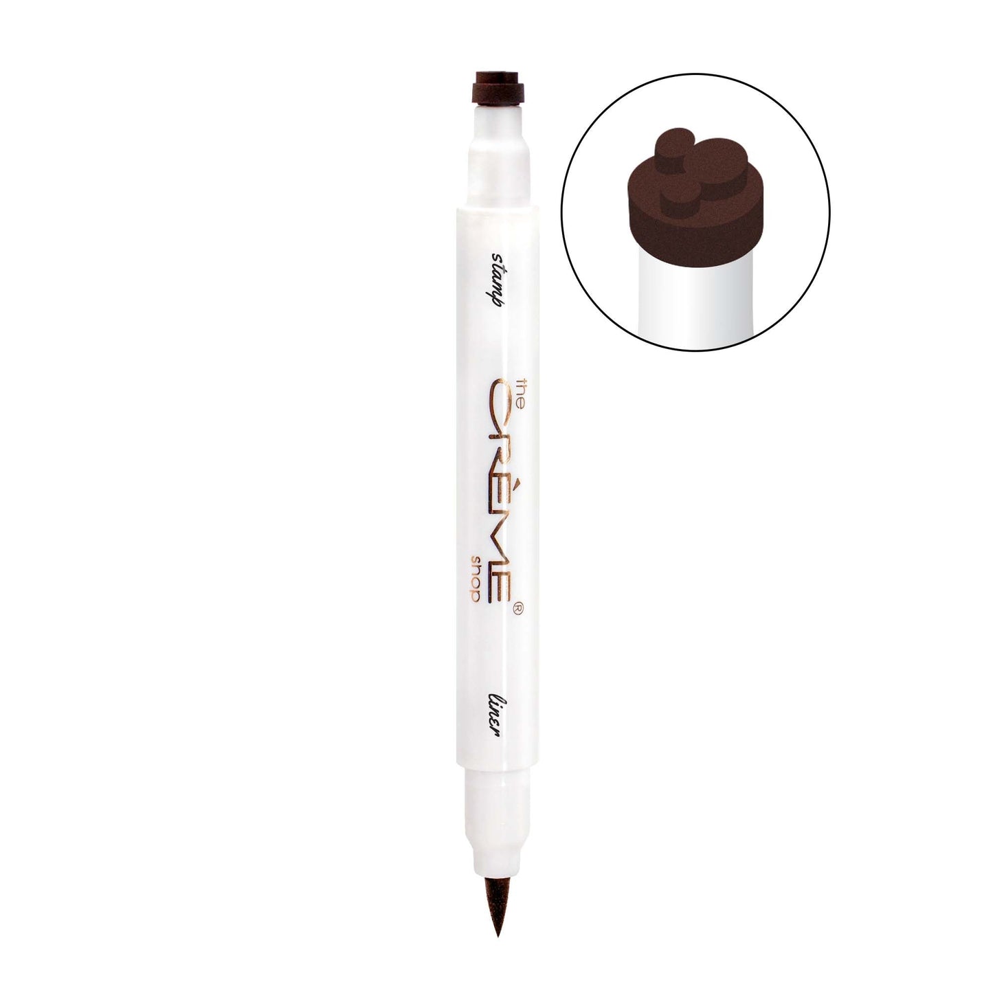 The Crème Shop | Disney: Dual-Ended Eyeliner & Mickey Shaped Freckle Stamp (Brown) Eyeliner The Crème Shop x Disney 