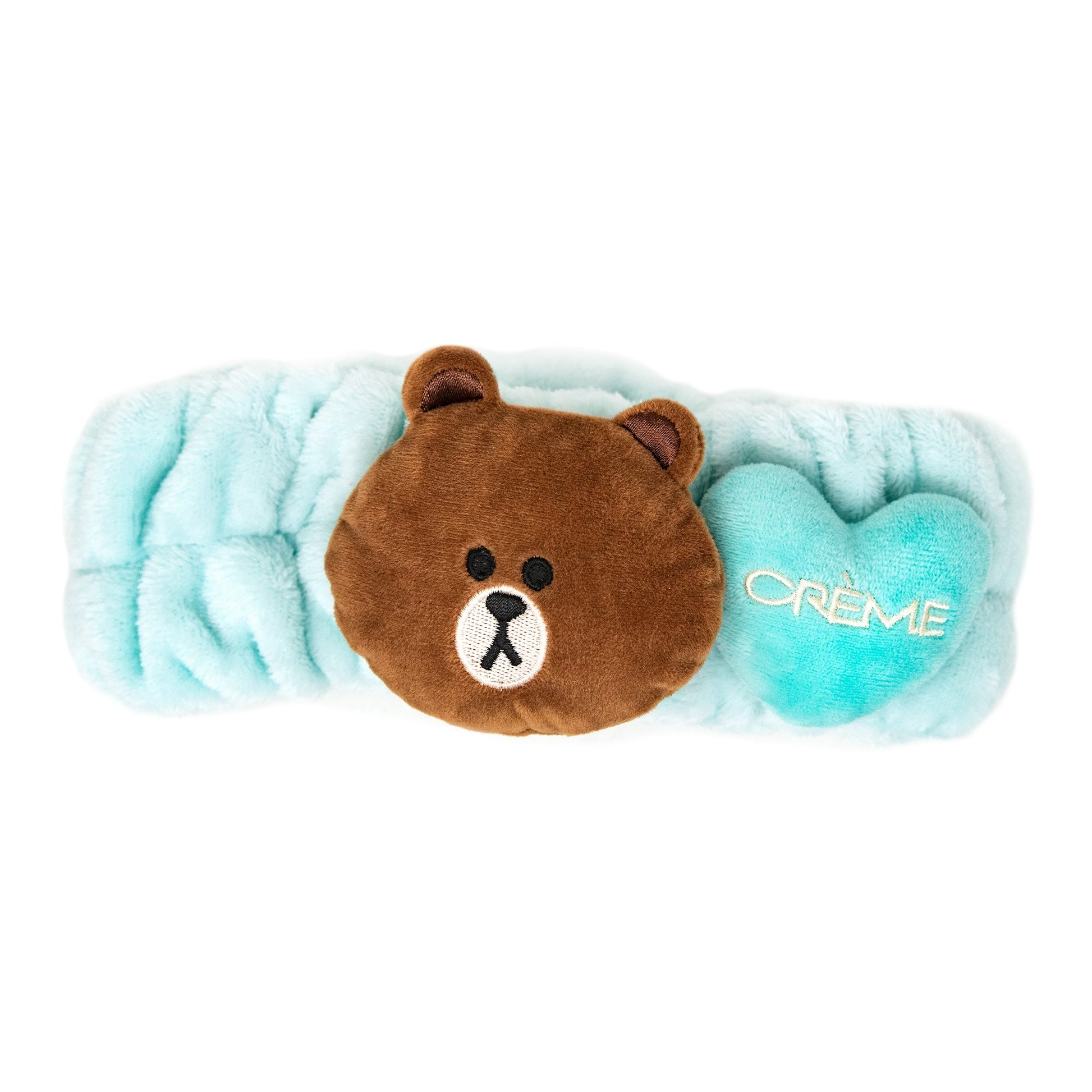 3D Teddy Headyband™ - BROWN Protective Masks The Crème Shop x LINE FRIENDS 