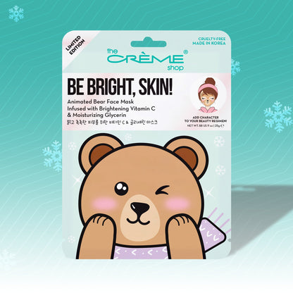 Be Bright, Skin! Printed Essence Sheet Mask (Set of 3) Holiday Sheet Masks - The Crème Shop 