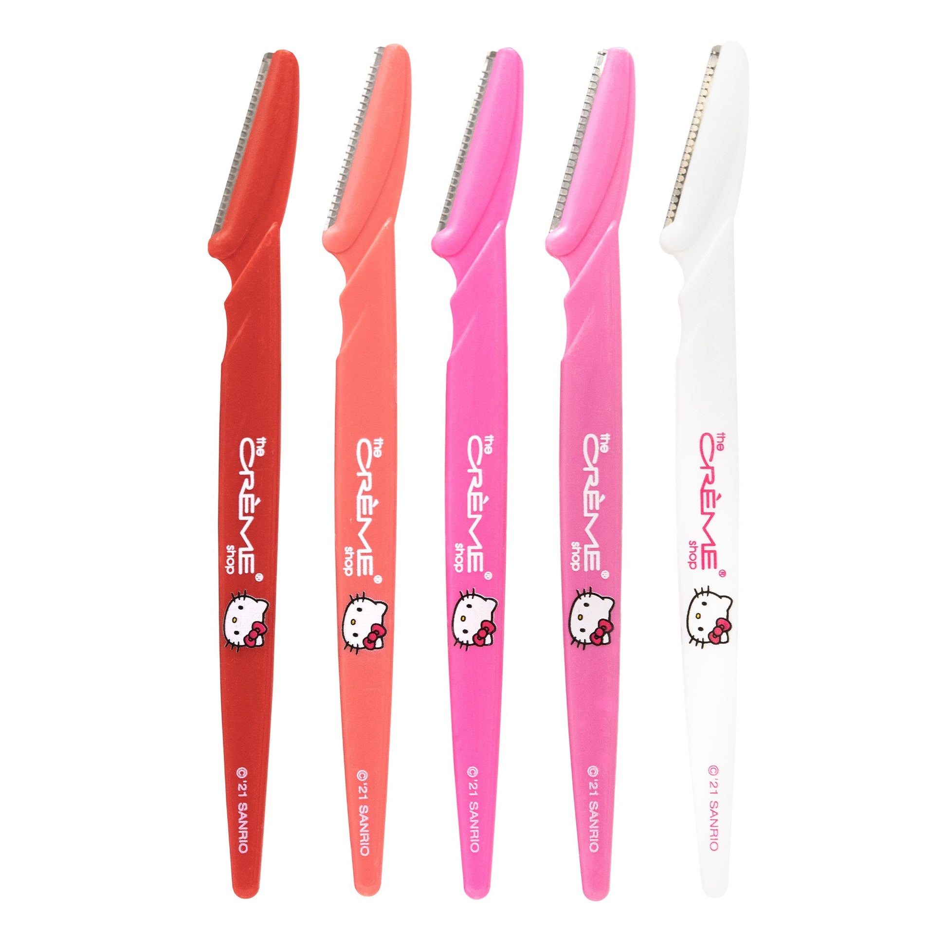 Bye, Fuzzies! Perfect Arch Shaping Dermaplane Razors (Set of 5) Razors The Crème Shop x Sanrio 