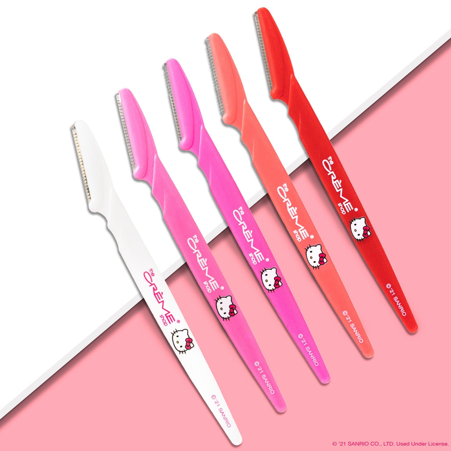 Bye, Fuzzies! Perfect Arch Shaping Dermaplane Razors (Set of 5) Razors The Crème Shop x Sanrio 