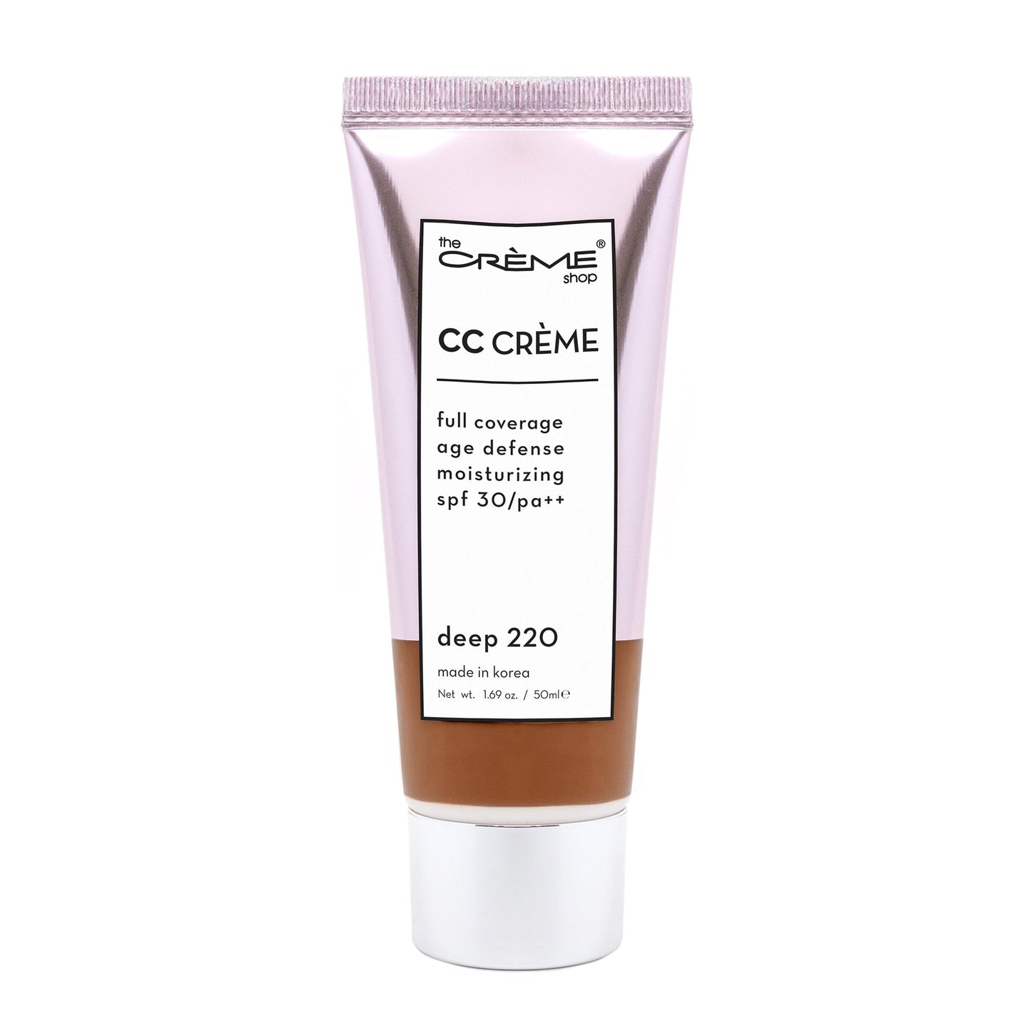 CC Crème | SPF 30 & PA++ Foundations The Crème Shop Deep 220 