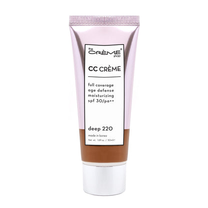 CC Crème | SPF 30 & PA++ Foundations The Crème Shop Deep 220 