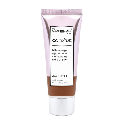 CC Crème | SPF 30 & PA++ Foundations The Crème Shop Deep 250 