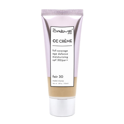 CC Crème | SPF 30 & PA++ Foundations The Crème Shop Fair 30 